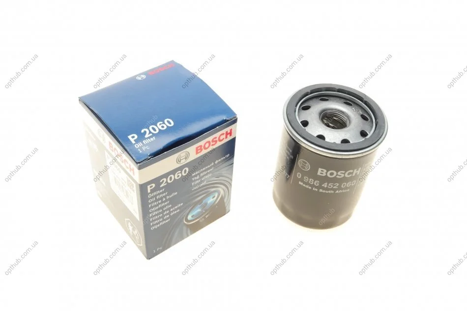 Фільтр масляний Nissan Micra 1.0-1.4i 92-10/ Primera 2.0i 90-96 UA63 BOSCH 0 986 452 060 (фото 1)