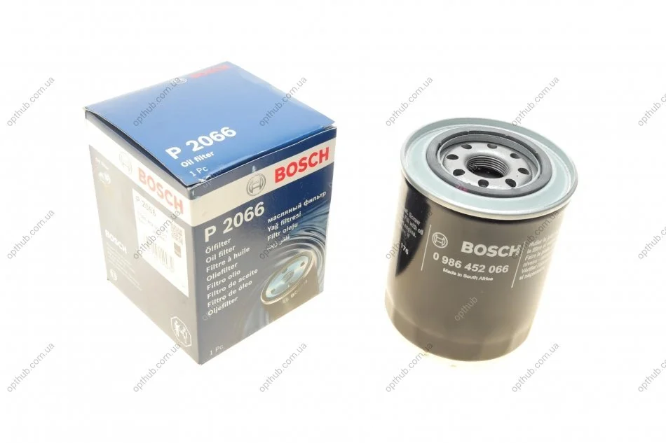 Фільтр масляний Mitsubishi Galant/Lancer 1.8D/TD/2.0D UA63 BOSCH 0 986 452 066 (фото 1)