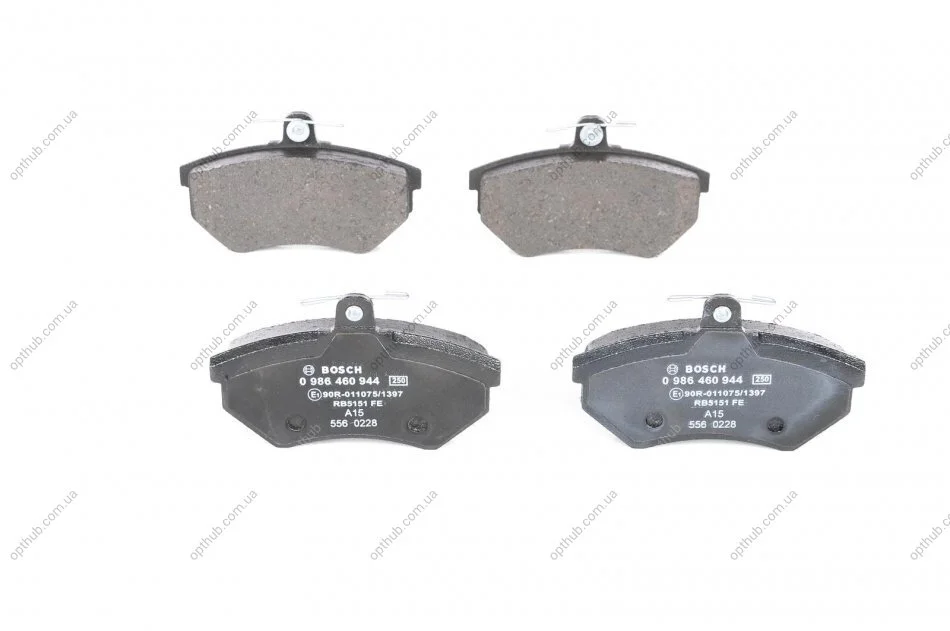 Колодка гальм. диск. AUDI 80, VW CADDY, GOLF, PASSAT передн. (вир-во Bosch) C.I.U BOSCH 0 986 460 944 (фото 1)