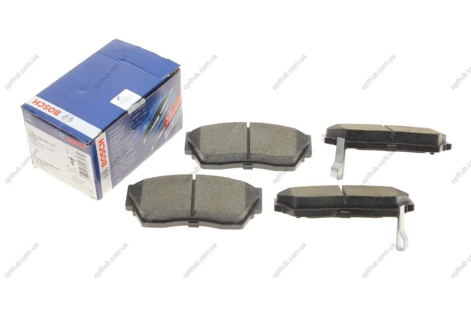Колодки гальмівні (передні) Nissan Sunny II/III 1.4-1.6/2.0D 88-95 UA63 BOSCH 0 986 460 997 (фото 1)