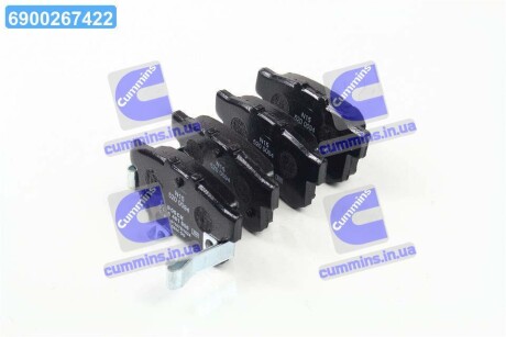 Колодка гальм. диск. HONDA ACCORD задн. BOSCH 0 986 461 006 (фото 1)