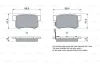 Колодка гальм. диск. HONDA ACCORD задн. (вир-во Bosch) BOSCH 0 986 461 006 (фото 7)