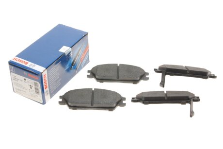 Колодки гальмівні (передні) Hyundai Accent I/II 94-05/Getz 02-10/Elantra 90-00/Pony 85-95 UA63 BOSCH 0 986 461 127