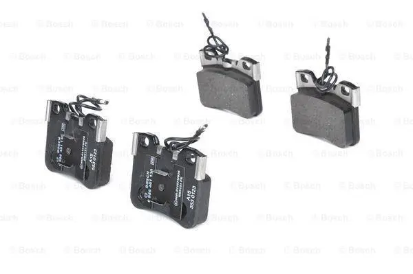 Комплект гальмівних колодок передн, CITROEN AX PEUGEOT 106 I, 106 II 1.0-1.4D 07.86-03.01 BOSCH 0986461130 (фото 1)