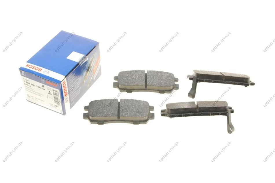 Колодка гальм. диск. MITSUBISHI L300, L400 задн. (вир-во Bosch) BOSCH 0 986 461 768 (фото 1)