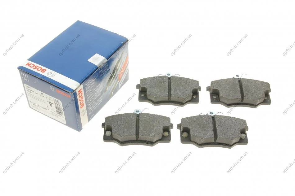 Колодки гальмівні (передні) Renault 12 70-76/Fiat Punto/Panda 93-06 (opt-om) BOSCH 0 986 468 380 (фото 1)