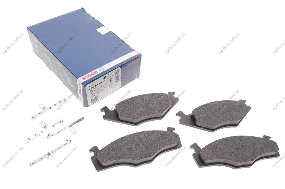 Колодка гальм. диск. SEAT CORDOBA (6K2/C2), IBIZA II (6K1), VW CADDY I передн. (вир-во Bosch) C.I.U BOSCH 0 986 468 873 (фото 1)