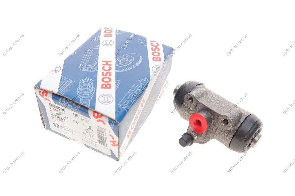 Циліндр гальмівний (задній) Citroen C25/Fiat Ducato/Peugeot J5 81-94 (d=27mm) UA63 BOSCH 0 986 475 612 (фото 1)