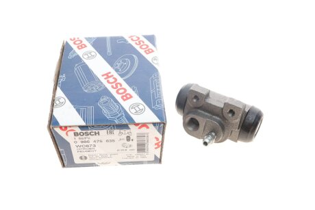Циліндр гальмівний (задній) Renault Clio I 90-98/Peugeot 306 93-01/Citroen Xsara 97-05 (R) UA63 BOSCH 0 986 475 635