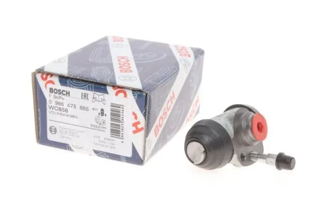 Цилиндр гальмивний (задний) VW Caddy II 96-00/Golf III 93-99 (d=22.2mm) UA63 BOSCH 0 986 475 865
