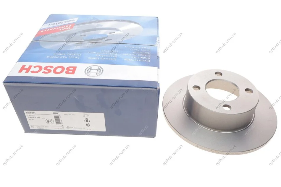 Диск гальмівний AUDI 100 задн. (вир-во Bosch) BOSCH 0 986 478 019 (фото 1)