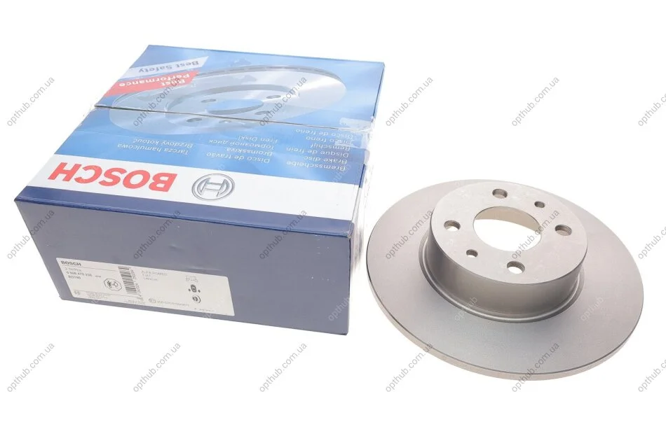 Диск гальмівний (задній) Alfa Romeo 164 87-98/Fiat Bravo/Stilo 01-14 (251.5x10) UA63 BOSCH 0 986 478 238 (фото 1)
