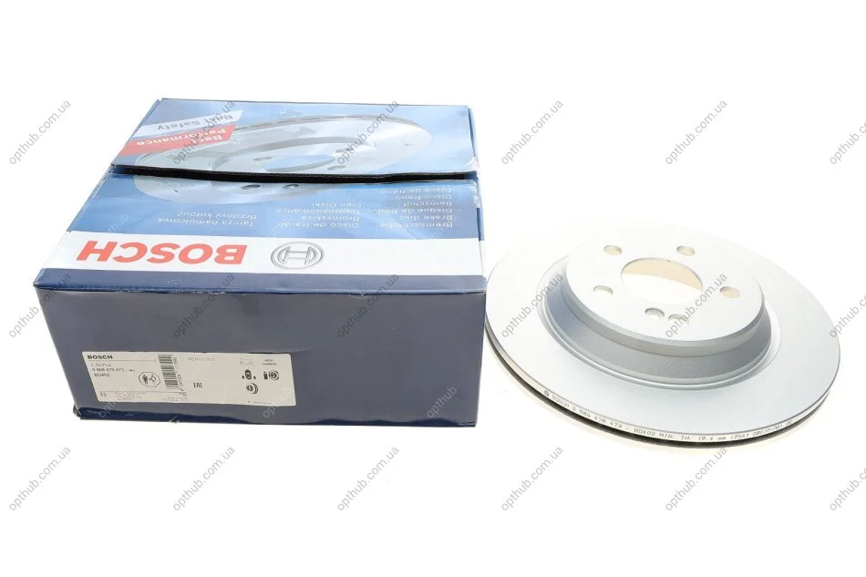 Диск тормозной (задний) MB S-class (W220) 99-05 (300x22) (с покрытием) (вентил.) UA63 BOSCH 0 986 478 473 (фото 1)