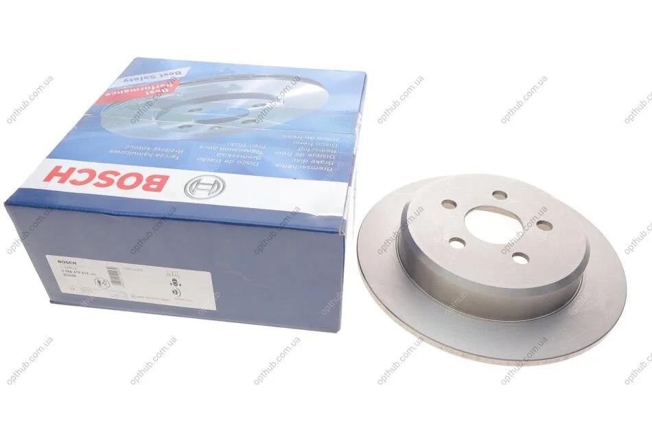 Диск гальмівний (задній) Dodge Neon/Stratus 94-02 (269.8x9) UA63 BOSCH 0 986 478 514 (фото 1)