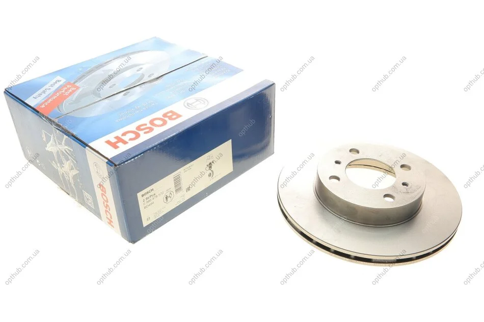 Диск гальмівний (передній) Mitsubishi Colt 91-05/Lancer 1.3-2.0 90-07 (236x18) UA63 BOSCH 0 986 478 572 (фото 1)