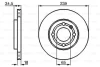 Диск гальмівний передн лів/прав SEAT AROSA VW LUPO I, POLO, POLO III 1.0-1.9D 10.94-07.05 BOSCH 0986478621 (фото 6)
