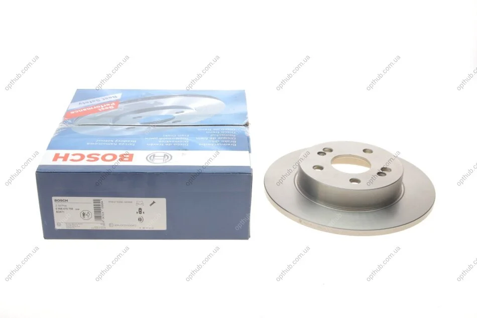 Диск гальмівний ЗАДН RENAULT SAFRANE 04/92-07/96 -ua BOSCH 0 986 478 758 (фото 1)