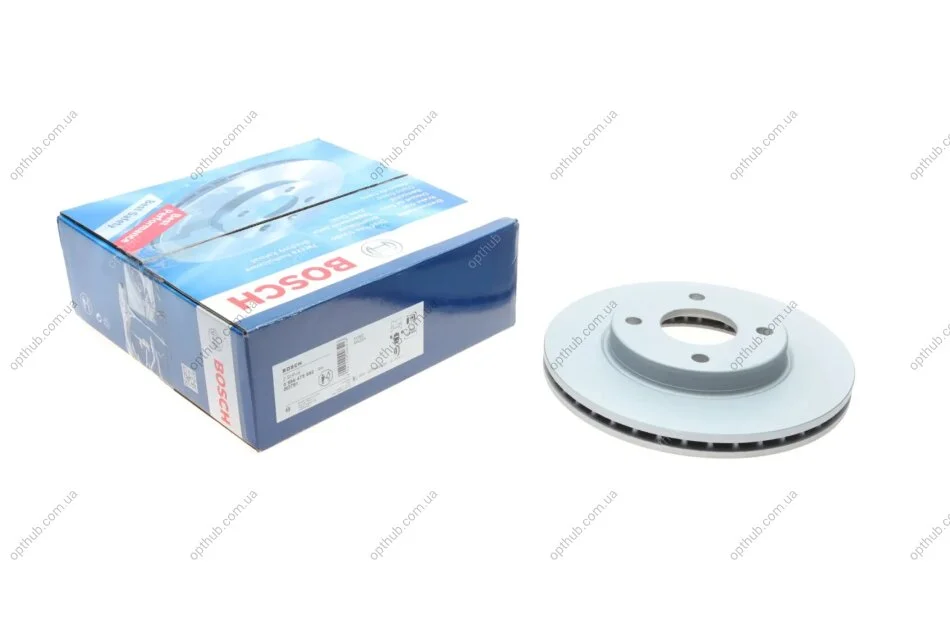 Диск гальмівний FORD FIESTA, FOCUS, MAZDA 2, передн., вент. (вир-во Bosch) BOSCH 0 986 478 892 (фото 1)