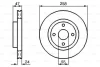 Диск гальмівний передн лів/прав MAZDA 323 F VI, 323 S VI 1.6-2.0D 05.98-05.04 BOSCH 0986478989 (фото 1)