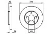 Диск гальмівний ПЕРЕДН ВЕНТИЛ MITSUBISHI SPACE RUNNER, WAGON 2.0I 16V 99.08-,02.07- 0 986 479 035-ua BOSCH 0986479035 (фото 1)