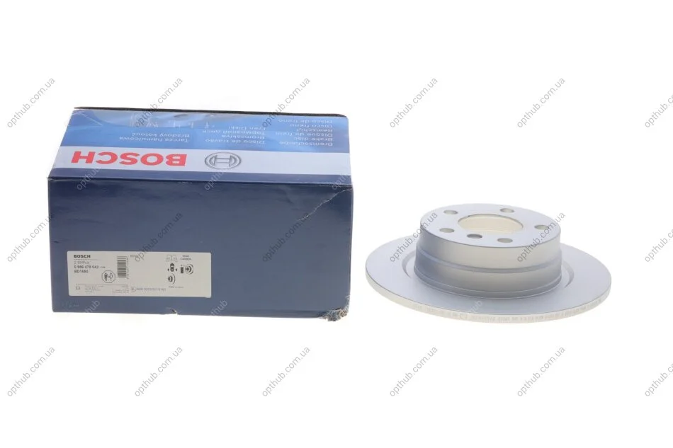 Диск гальмівний (задній) BMW 1 (F20/F21)/ 2 (F22/F23) 11- (290x11) UA63 BOSCH 0 986 479 043 (фото 1)
