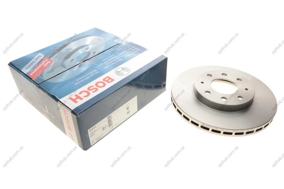 Диск гальмівний (передній) Mitsubishi Galant/Lancer 92-10 (276x24) UA63 BOSCH 0 986 479 140 (фото 1)