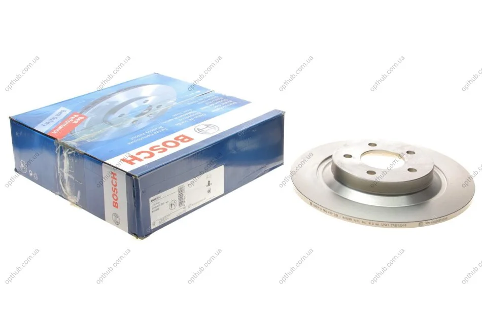 Диск гальмівний ЗАДН MAZDA 5 2.0 05- 0 986 479 233-ua BOSCH 0986479233 (фото 1)