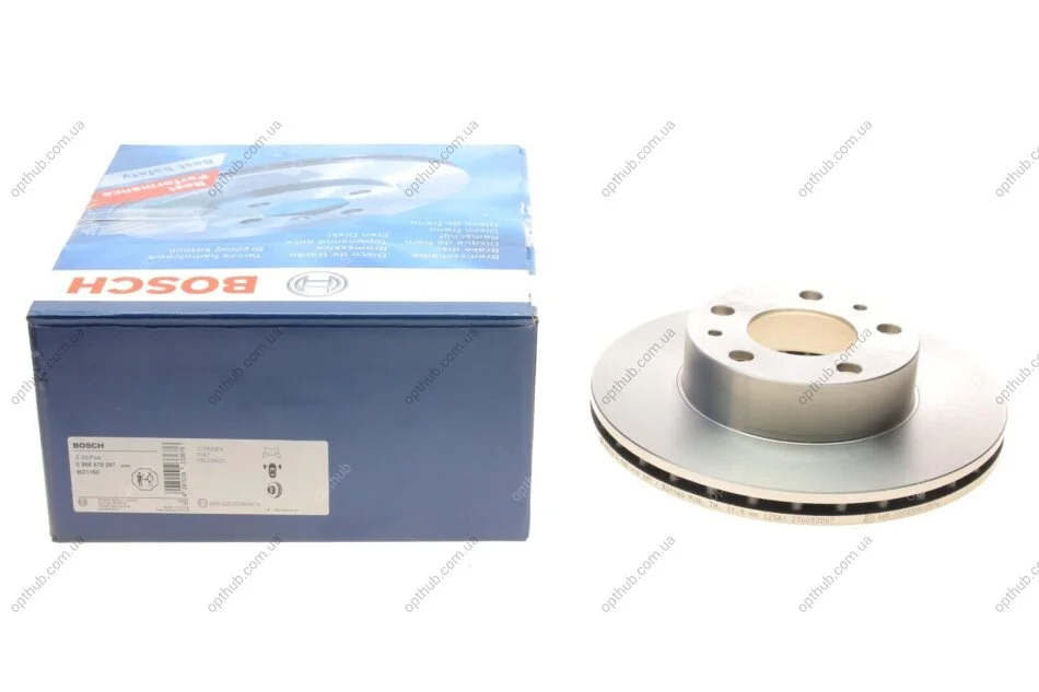 Диск гальмівний (передній) Citroen Jumper/Fiat Ducato/Peugeot Boxer 94- (280x24) (вентильов UA63 BOSCH 0 986 479 297 (фото 1)