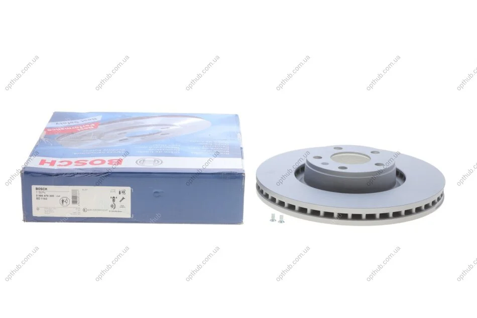 Диск гальмівний (передній) Audi A6/A8 04-11 (321x30) UA63 BOSCH 0 986 479 300 (фото 1)