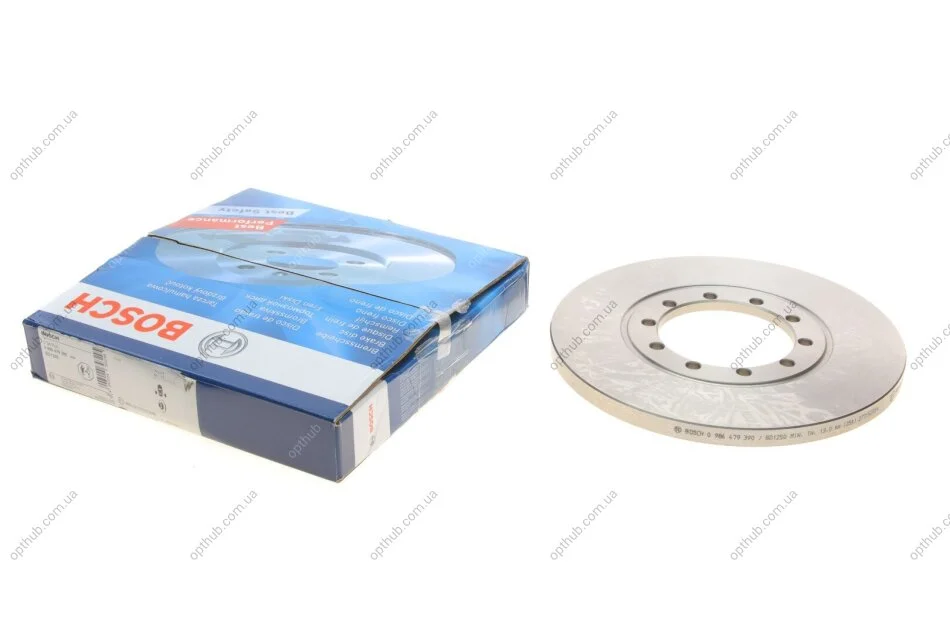 Диск гальмівний (задній) Ford Transit 2.2-3.2 D 2.3 i 06-14 (280х16)(повний) (opt-om) BOSCH 0 986 479 390 (фото 1)