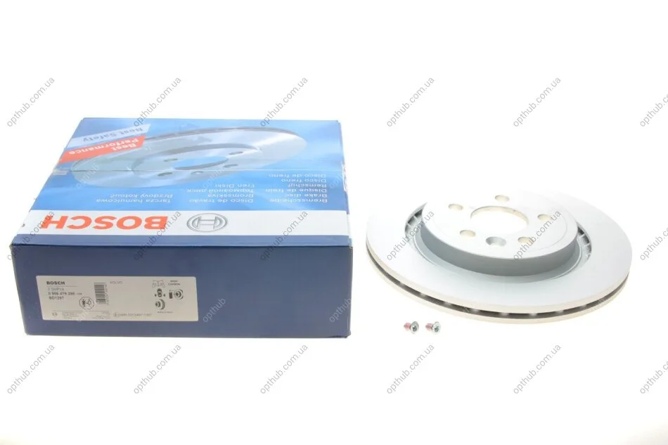 Диск гальмівний (задній) Volvo S60 II/S80 II/V60 I/V70 III/XC70 II 06--18 (302x22) (вентил. UA63 BOSCH 0 986 479 398 (фото 1)