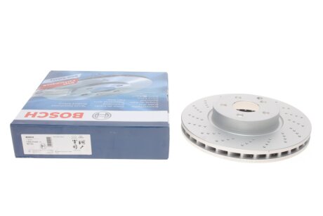 Диск гальмівний (передній) MB C-class (W204) 07-14/ E-class (W212) 09- (322x32)(з отворами) UA63 BOSCH 0 986 479 408