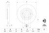 Гальмівний диск BOSCH 0986479454 (фото 5)