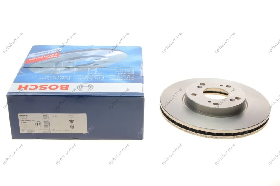 Диск гальмівний (передній) Honda Accord 03-08 (280x25) (вентильований) UA63 BOSCH 0 986 479 625 (фото 1)