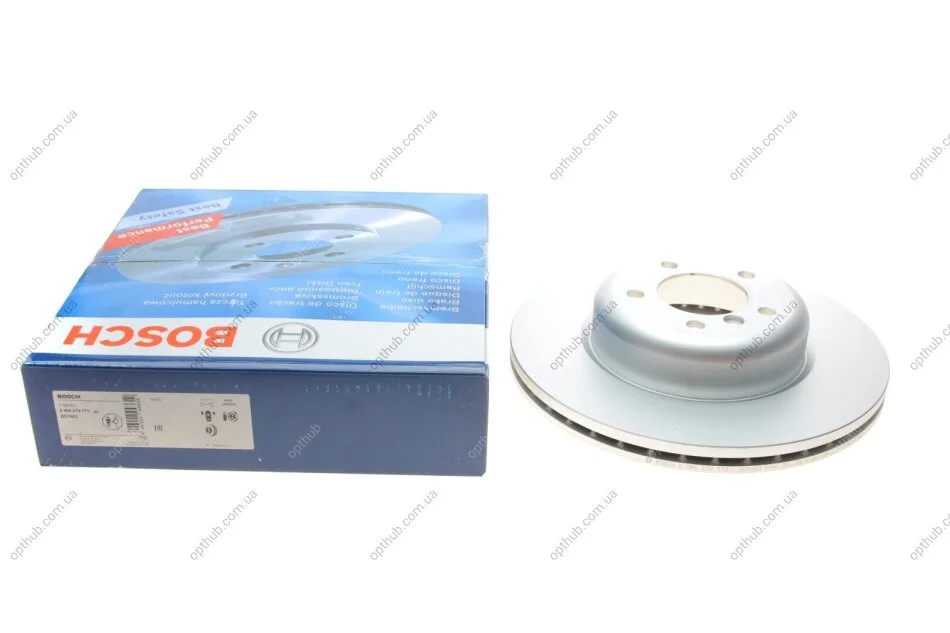 Диск гальмівний (передній) BMW 1 (E81/E87/E88/E82)/3 (E90-E93) 04-13 (338x26) (с покрит (opt-om) BOSCH 0 986 479 773 (фото 1)