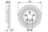 Тормозной диск BOSCH 0986479A33 (фото 3)