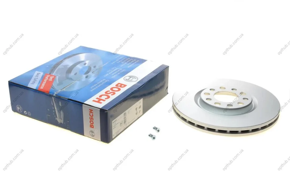 Диск гальмівний (передній) Alfa Romeo159/Brera/Giulietta/Fiat 500X/Jeep Compass/Renegad (opt-om) BOSCH 0 986 479 G89 (фото 1)