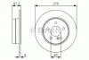 Диск гальмівний задній PREMIUM2 BOSCH 0986479S96 (фото 1)