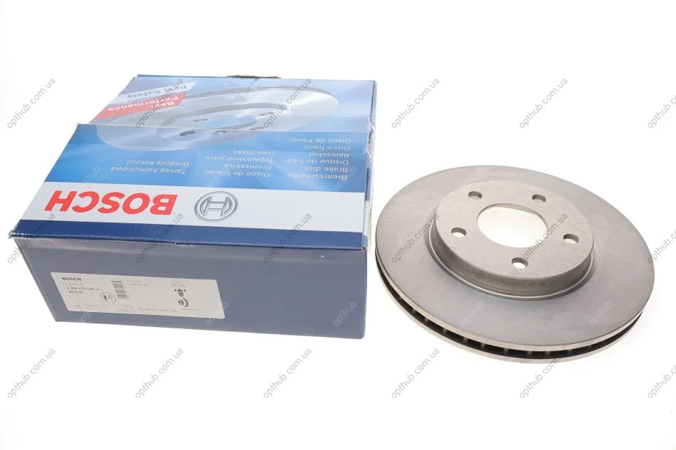 Диск гальмівний (передній) Dodge Caber 06- (276x26) (вентильований) UA63 BOSCH 0 986 479 U40 (фото 1)