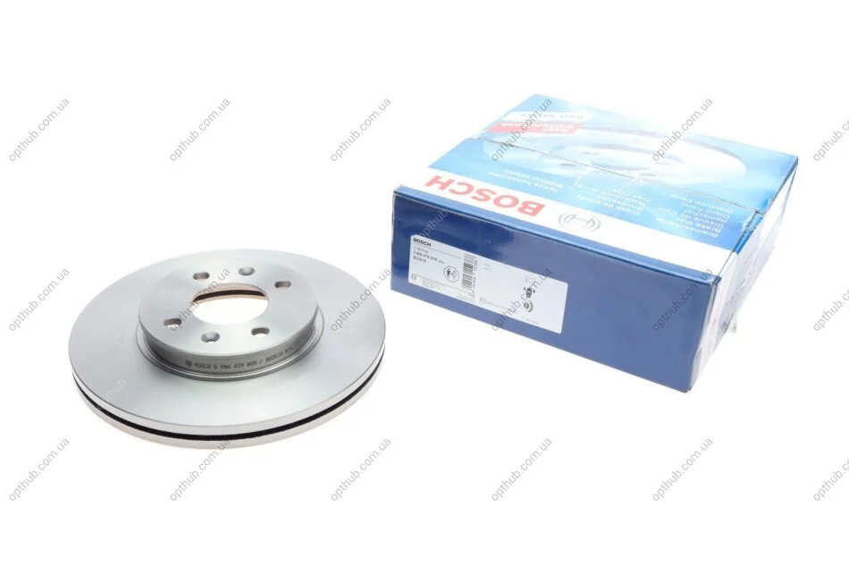 Диск гальмівний Hyundai Accent/Kia Rio 11 - передн. (вир-во Bosch) C.I.U BOSCH 0 986 479 W05 (фото 1)