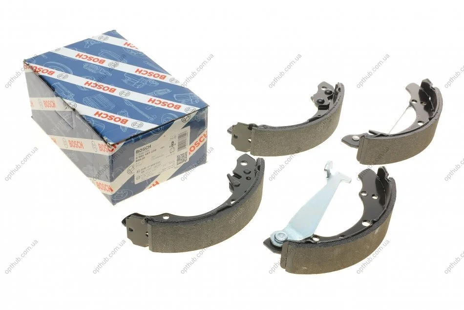 Колодка гальм. барабан. AUDI 100, SEAT CORDOBA, SKODA FELICIA, VW PASSAT задн. (вир-во Bosch) BOSCH 0 986 487 270 (фото 1)