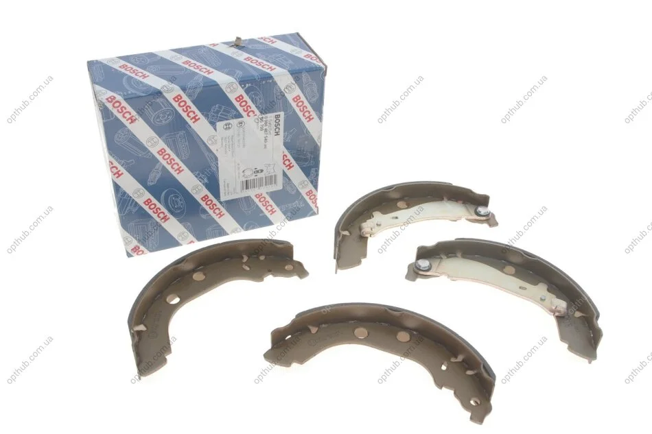 Колодки гальмівні (задні) Peugeot 406 95-04 (барабанні) (228x42) 0 986 487 549 UA63 BOSCH 0986487549 (фото 1)
