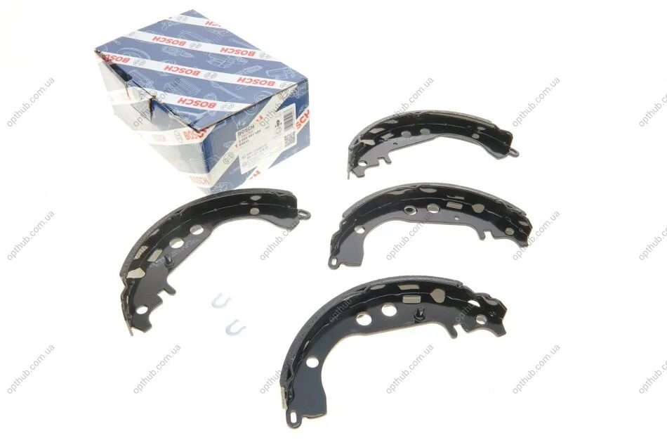 Колодки гальмівні (задні) Toyota Prius/Yaris 99- (барабанні) (200x32) UA63 BOSCH 0 986 487 589 (фото 1)