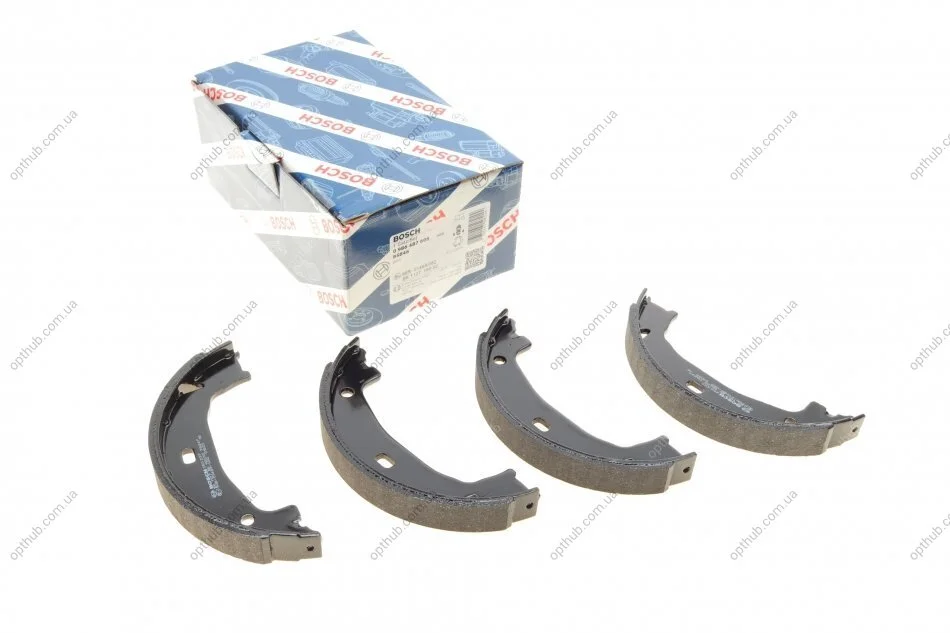 Колодка гальм. барабан. BMW 3 SERIE (E46) задн. (вир-во Bosch) BOSCH 0 986 487 608 (фото 1)