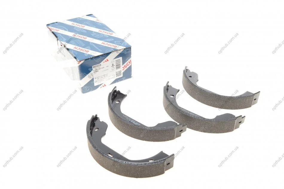 Колодка гальм. барабан. BMW, RENAULT, VW задн. (вир-во Bosch) BOSCH 0 986 487 625 (фото 1)