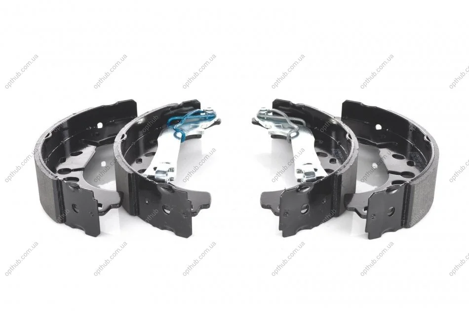 Колодки гальмівні (задні) Citroen Nemo/Peugeot Bipper 08- (барабанние) (228.6x42) UA63 BOSCH 0 986 487 703 (фото 1)