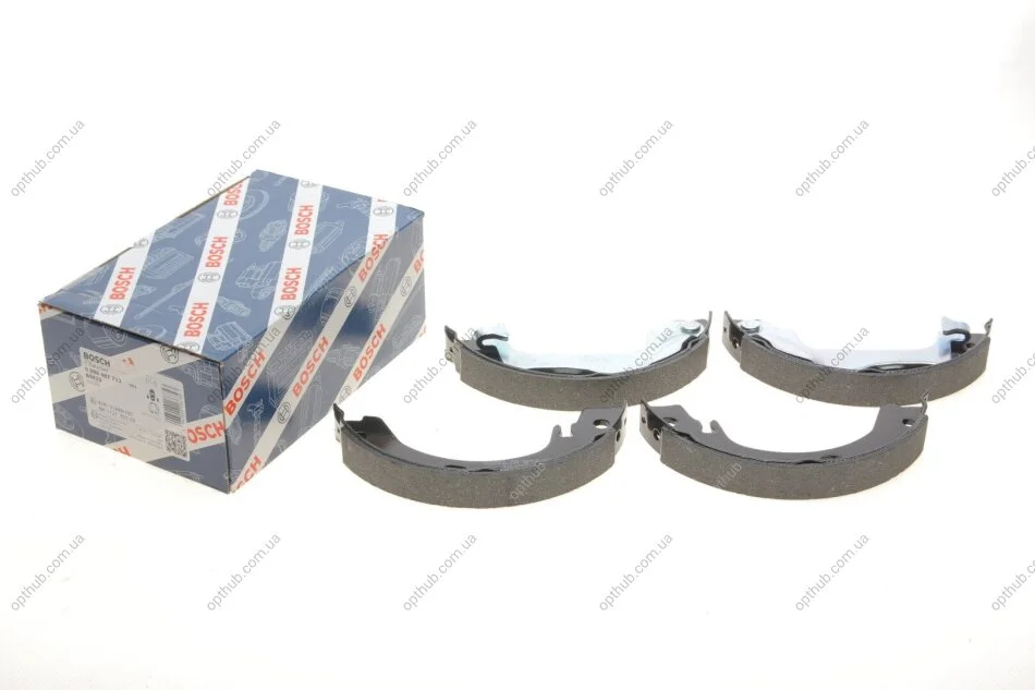 Колодки гальмівні барабанні TOYOTA COROLLA, VERSO, 1.4D-4D,1.6I 02.01-,04.07- -ua BOSCH 0 986 487 713 (фото 1)