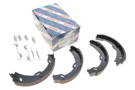 Колодки ручника MB S-class (W220)/CL-class (C215) 98- (180x25) (к-кт) 0 986 487 724 (opt-om) BOSCH 0986487724