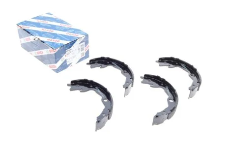 Колодки тормозные барабанные (комплект 4 шт) ЗАДН NISSAN X-TRAIL 07-, QASHQAI 07-, JUKE 10- RENAU BOSCH 0 986 487 734