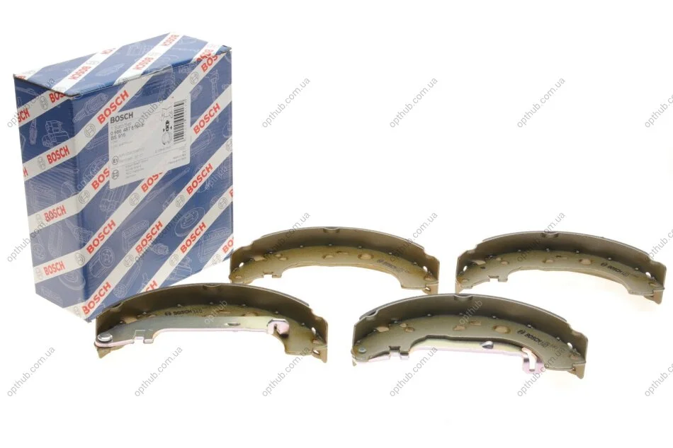 Колодка гальм. FORD Focus барабан. (вир-во Bosch) BOSCH 0 986 487 810 (фото 1)